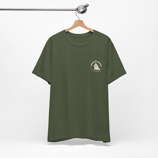 Unisex Army Green Logo Tee