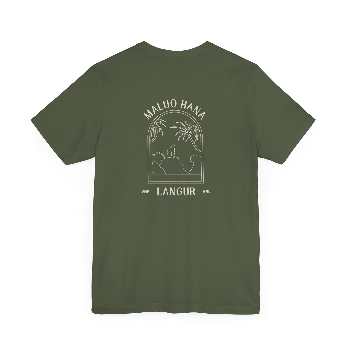 Unisex Army Green Logo Tee