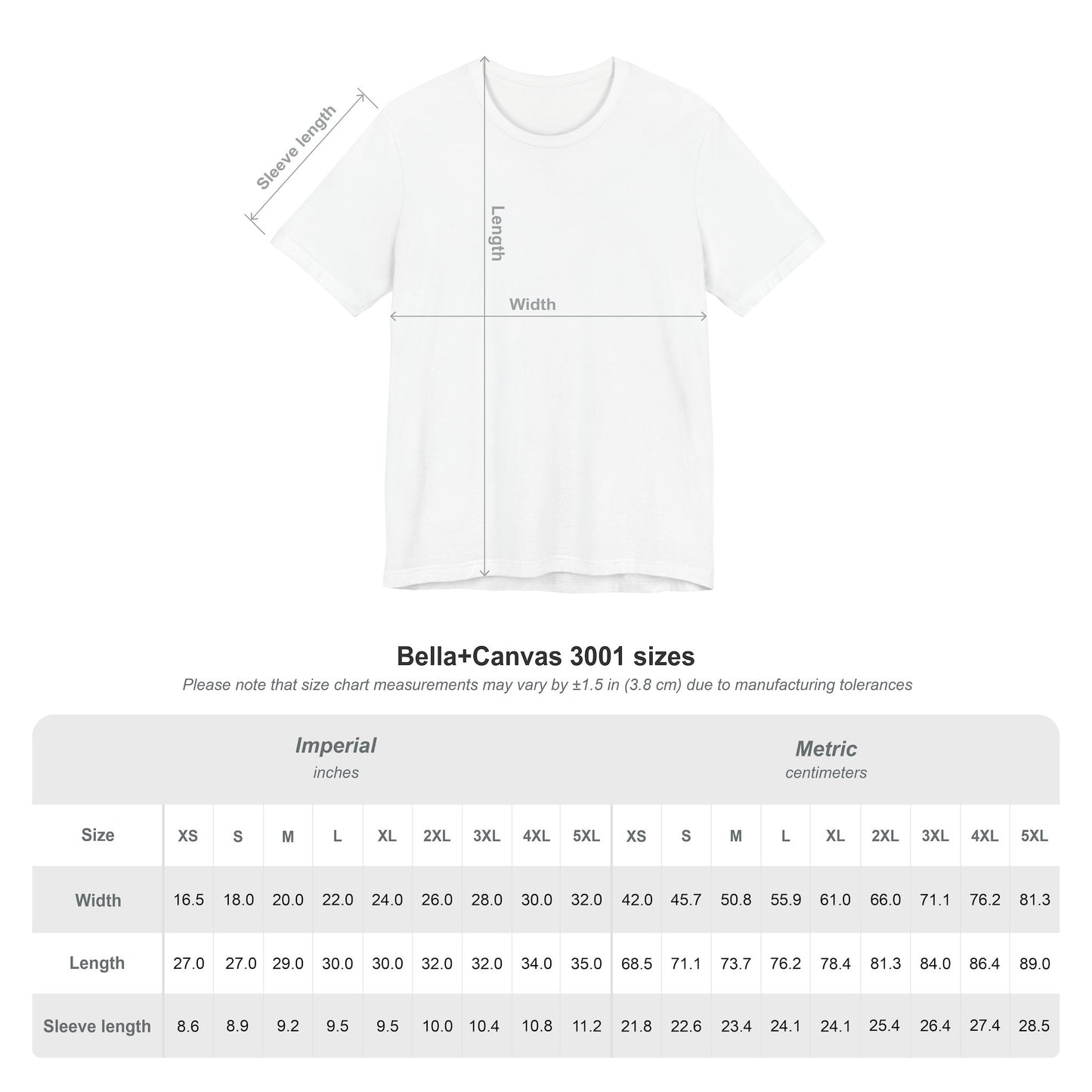 Unisex Grey Info Tee