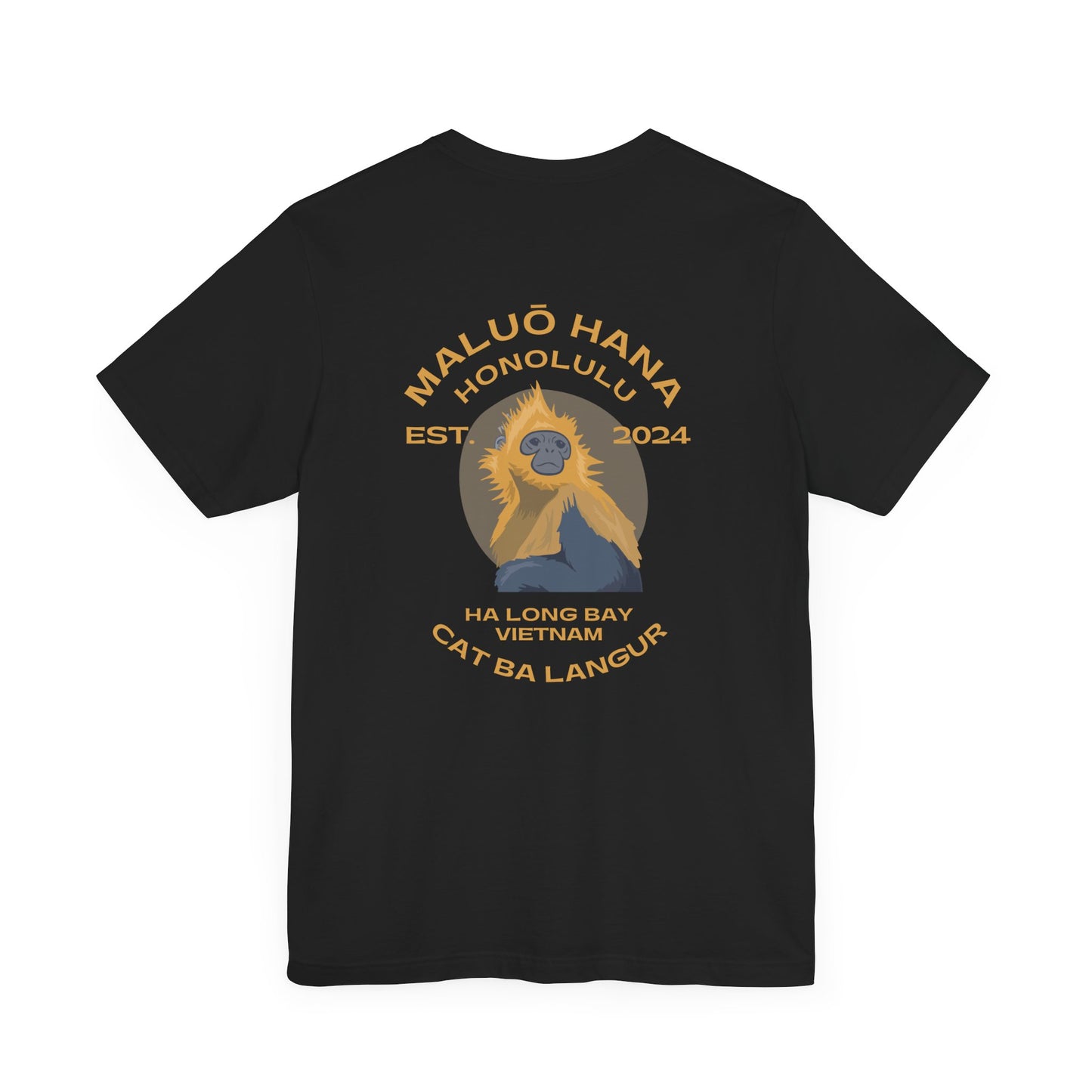 Unisex Black Langur Tee