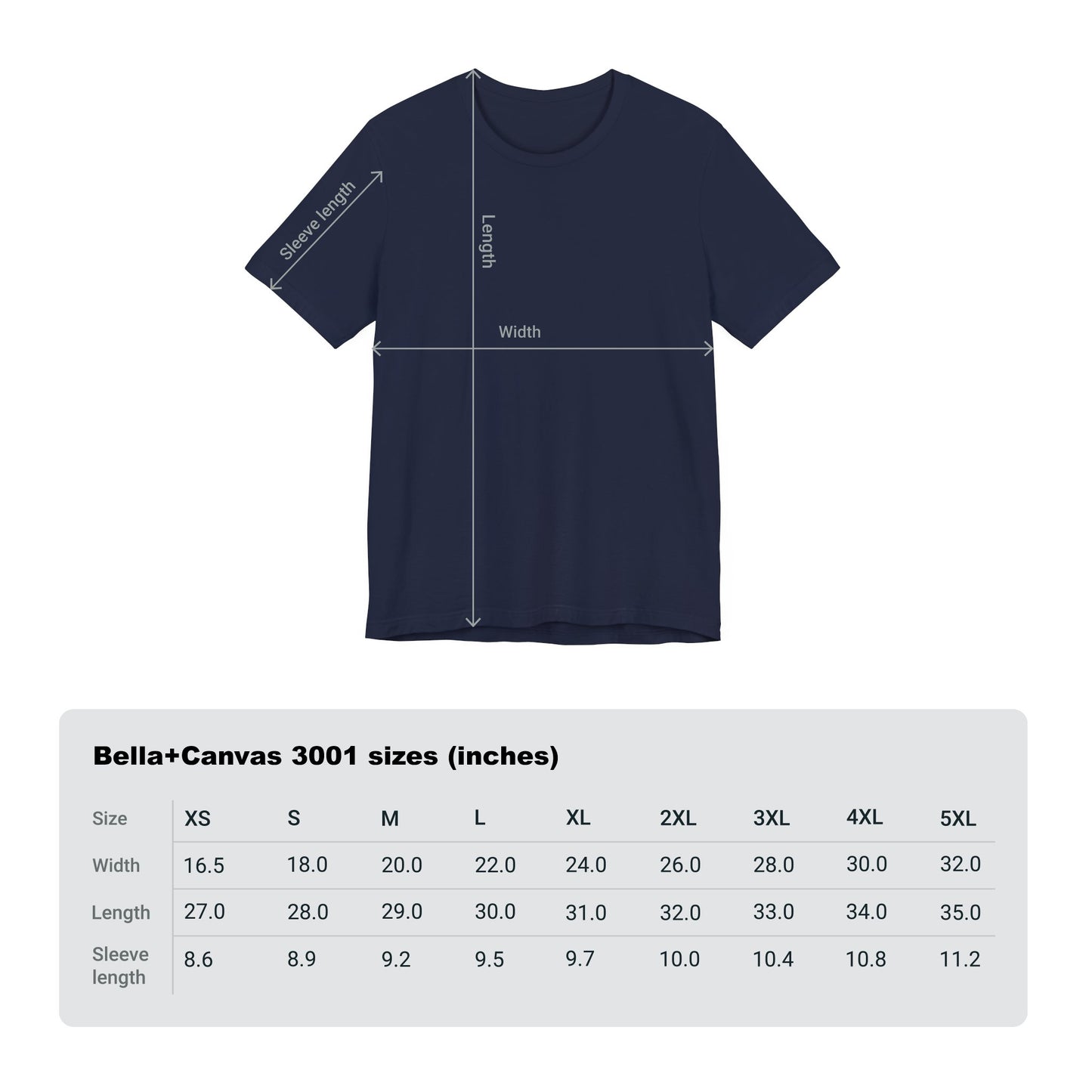 Unisex Navy Logo Tee